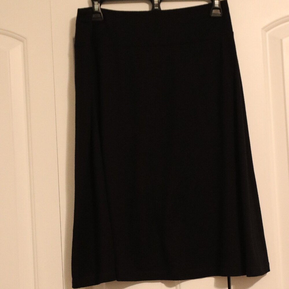 Great northwest indigo Knit Black Skirt pull on size Medium